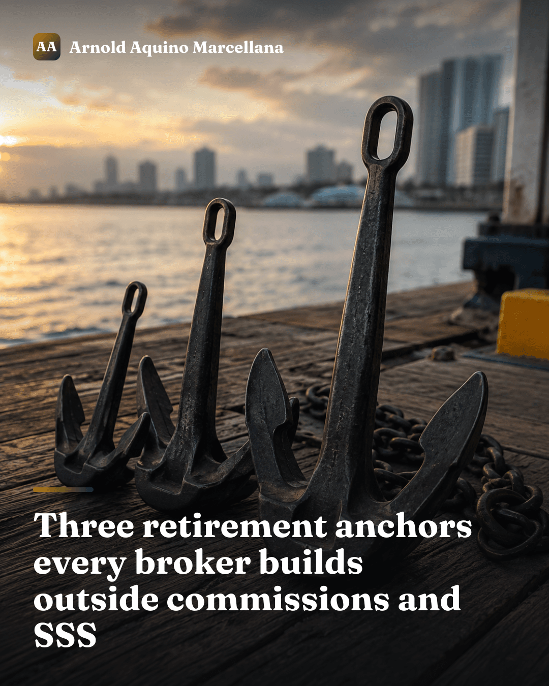 Three retirement anchors every broker builds outside commissions and SSS