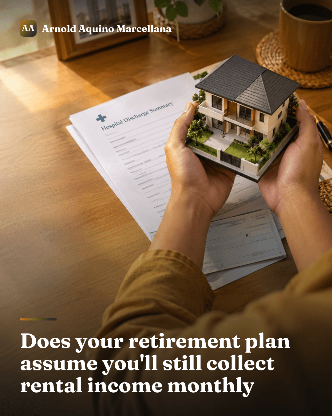 Does your retirement plan assume you'll still collect rental income monthly