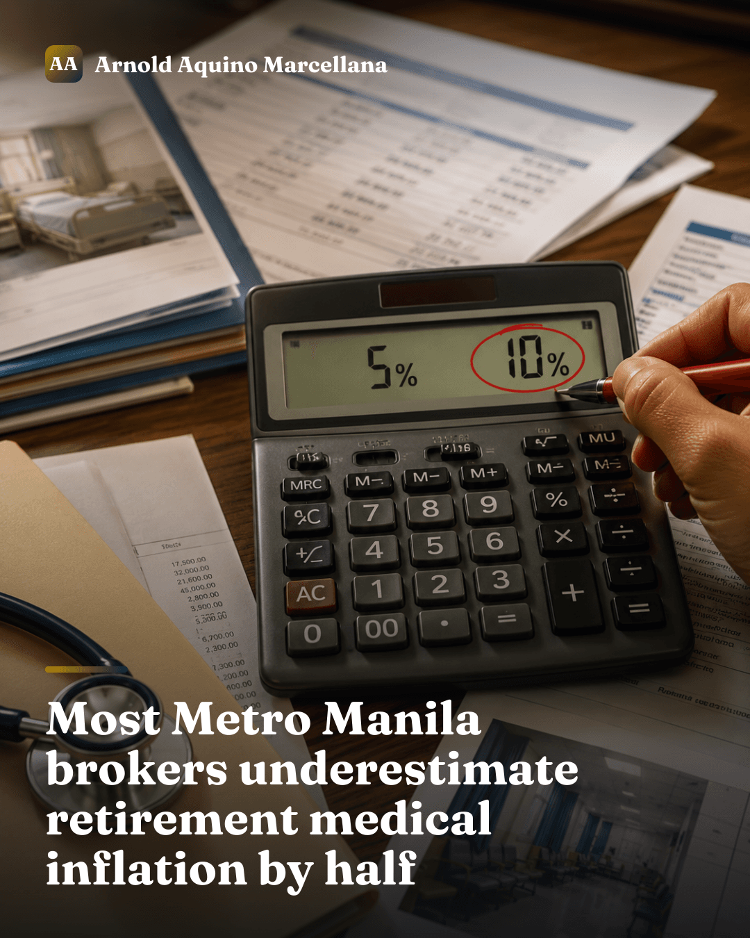 Most Metro Manila brokers underestimate retirement medical inflation by half